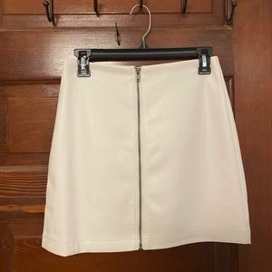 Abercrombie & Fitch Leather Mini Skirt